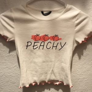 “Peachy” crop top